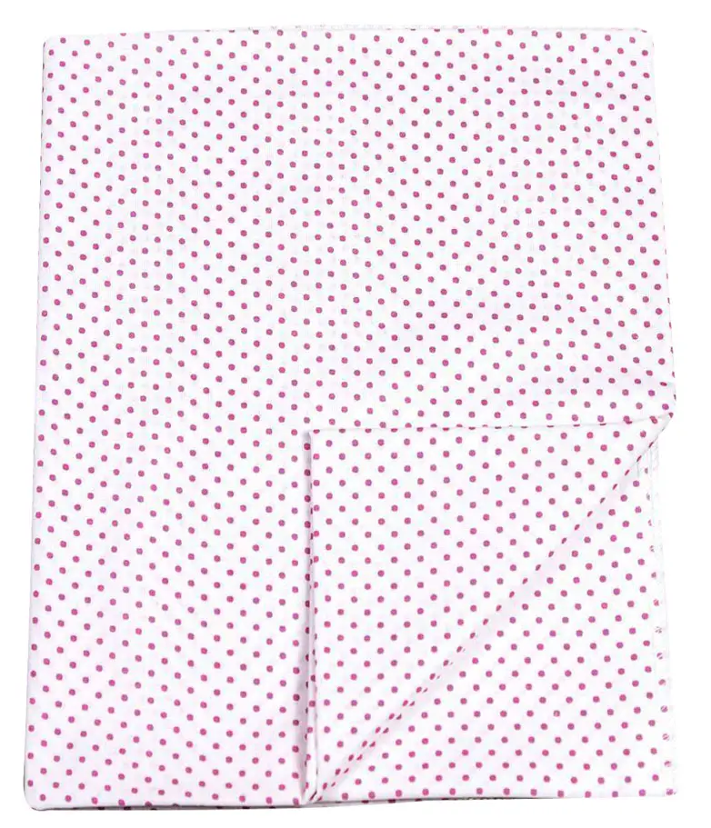 Пеленка ситцевая Amarobaby Emotion Горошек розовый