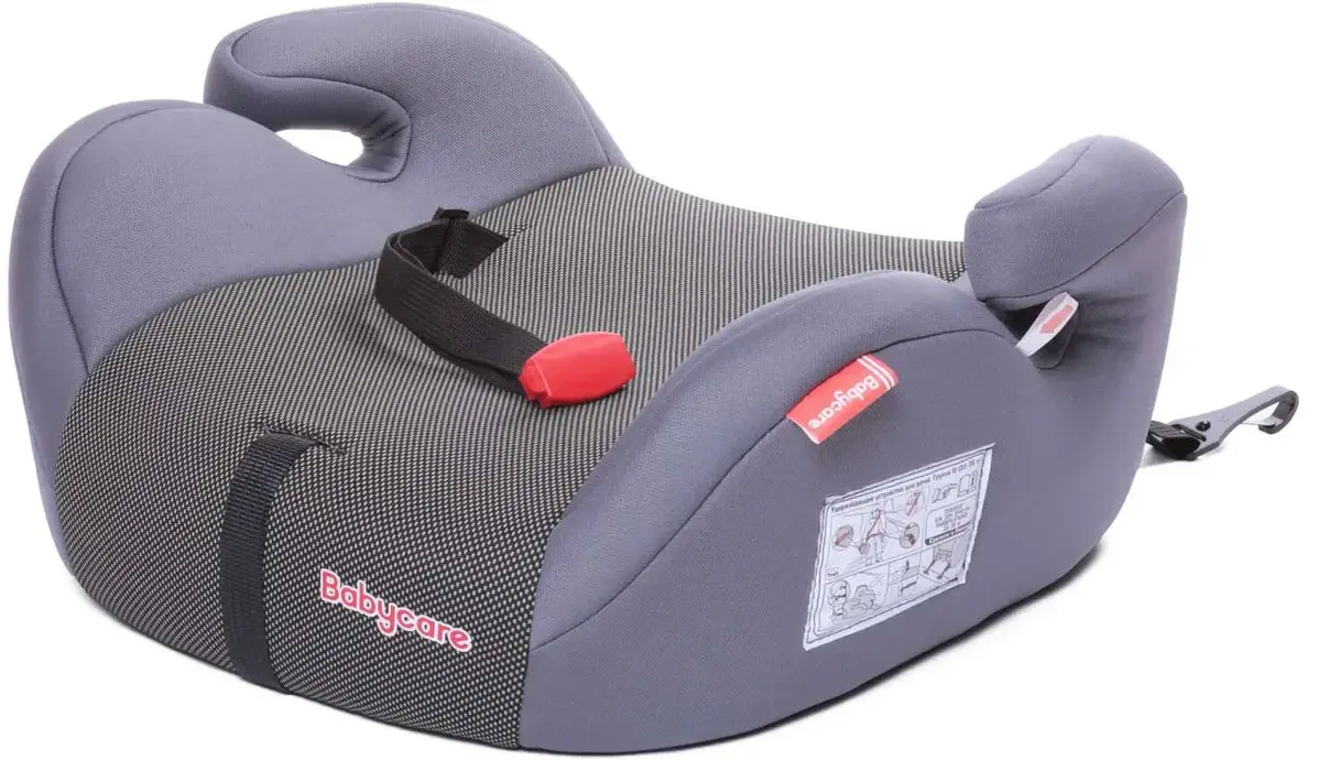 Автокресло детское бустер Babycare Isofix Sympa, группа 3, вес от 22 до 36 кг, серый, карбон 