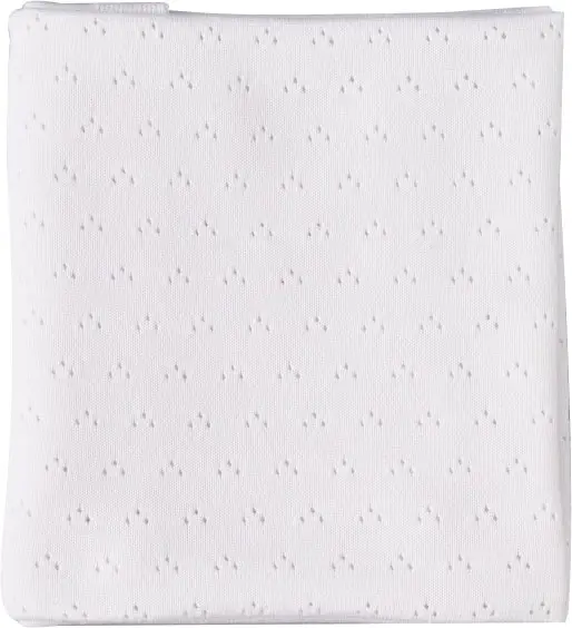 Плед Little Star, 90х90 см, хлопок, белый, арт. 8376