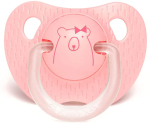 Пустышка силиконовая анатомическая Suavinex Meaningful Life Child (0-6 мес) розовый мишка