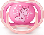 Пустышка силиконовая ортодонтическая Philips Avent Ultra Air (6-18 мес) розовый Пустышка силиконовая ортодонтическая Philips Avent Ultra Air (6-18 мес) розовый