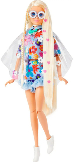 Фотография товара Кукла Barbie Экстра в одежде с цветочным принтом