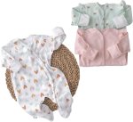 Фотография товара Комбинезон-слип Первые Цветы , 3 шт/уп, размер 16, рост 50-56 см