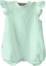 Фотография товара Боди с крылышками, муслин, бирюза, размер 18, рост 56-62 см