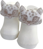 Фотография товара Носочки трикотажные Little Star Рысёнок крем 0-1 месяца