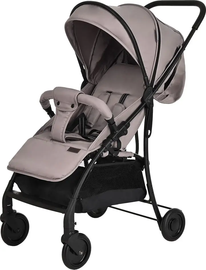 Коляска детская Pituso Libro прогулочная, Cappucсino, чехол на ножки