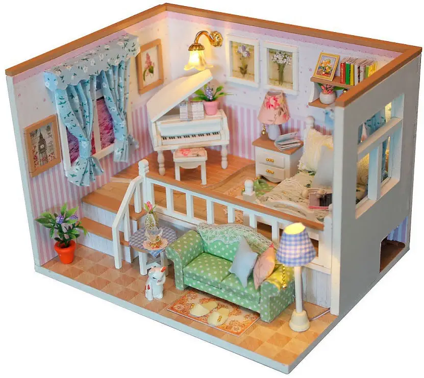 Сборная модель Hobby Day румбокс Музыкальная комната M026