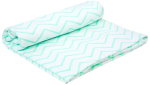 Фотография товара Пелёнка трикотажная Amarobaby Soft Hugs Зигзаг мятный