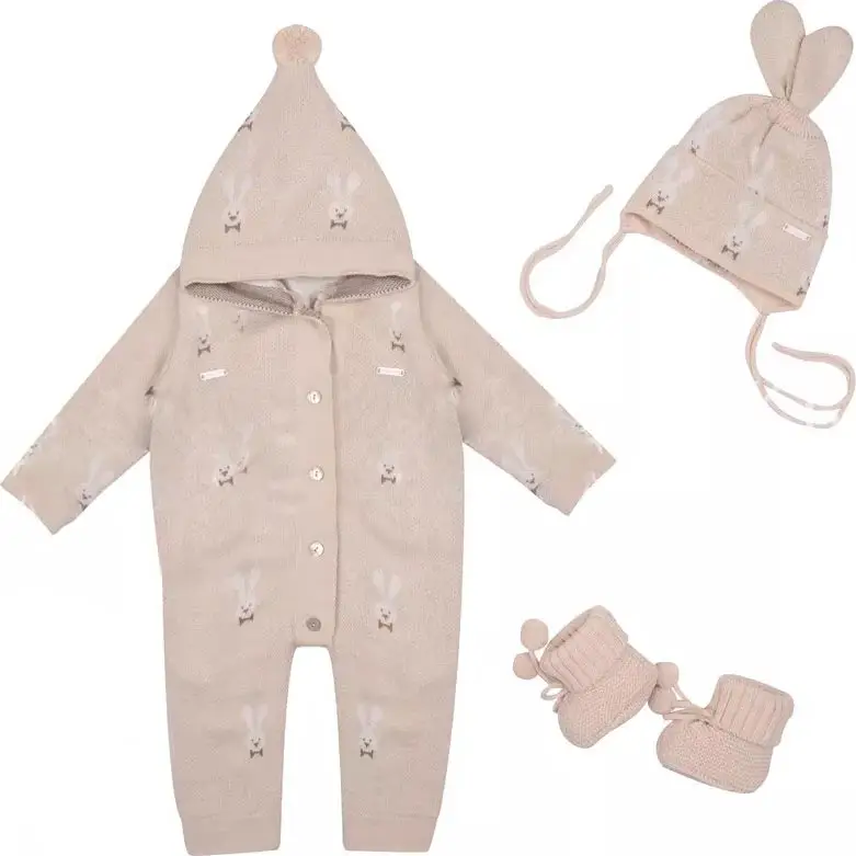 Комплект Зайка Наследник Выжанова 3 предмета, р. от 6 до 9 месяцев, цвет натуральный