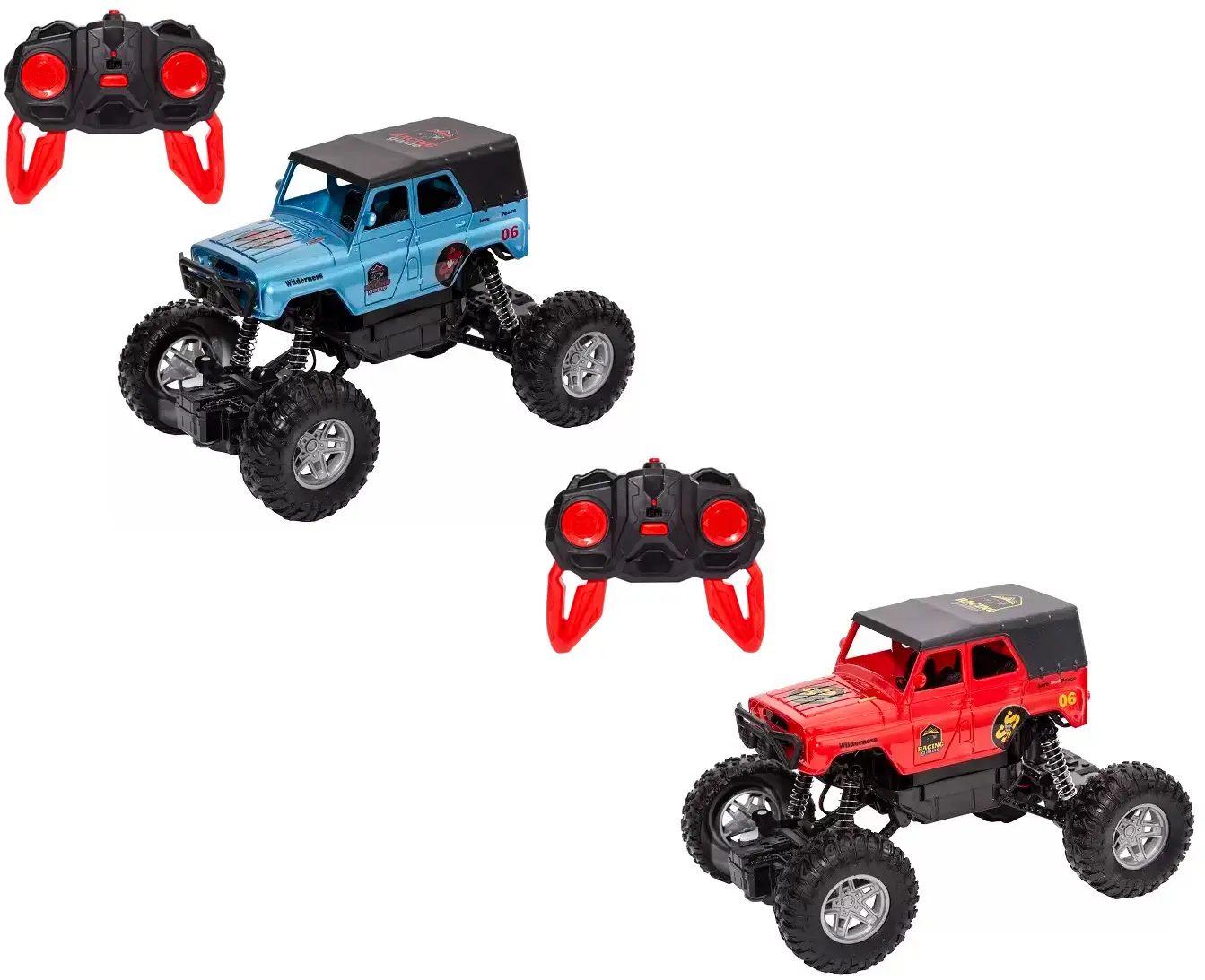 Радиоуправляемая машинка Wincars Внедорожник с большими колёсами Wincars Р/У, USB-зарядка