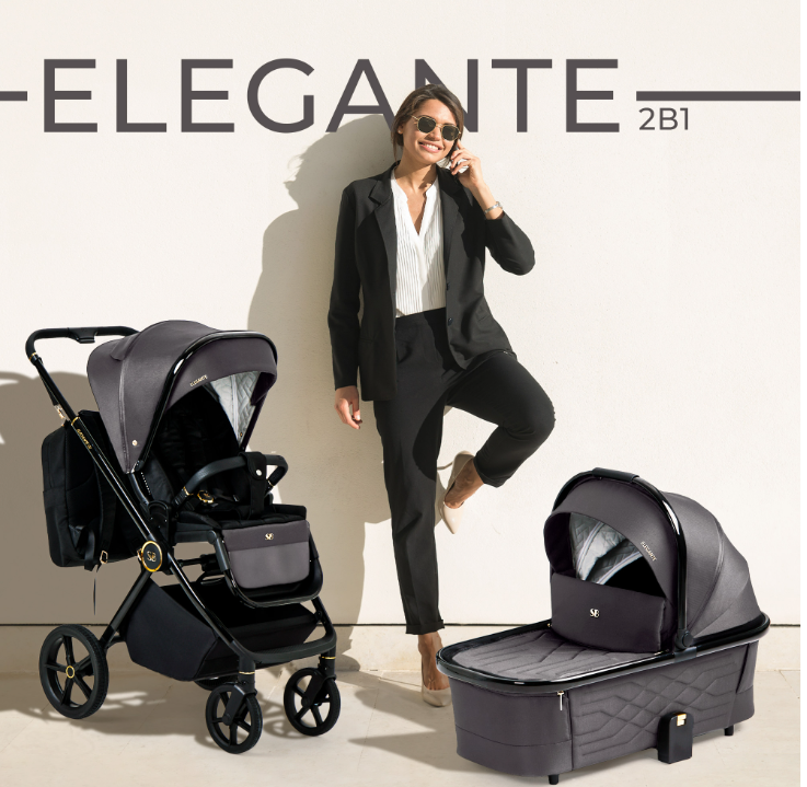Фотография товара Коляска 2в1 Sweet Baby Elegante GL Grey