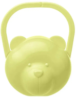Футляр Пластишка для детской пустышки Мишка, салатовый 