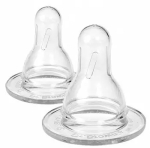 Фотография товара Соска силиконовая стандартная Dr. Brown 6m+ 2 штуки