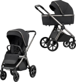 Фотография товара Коляска Carrello Omega 2 в 1, цвет Absolute Black, арт. CRL-6530/1