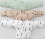 Фотография товара Распашонка с кнопками KiDi Kids, Крошки Горошки, 3шт, р. 16, рост 50-56 см