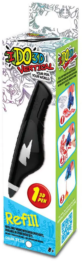 Картридж для 3D ручки Вертикаль, цвет белый