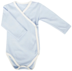 Фотография товара Боди Фабрика Бамбук Кимоно голубой, молочный 68