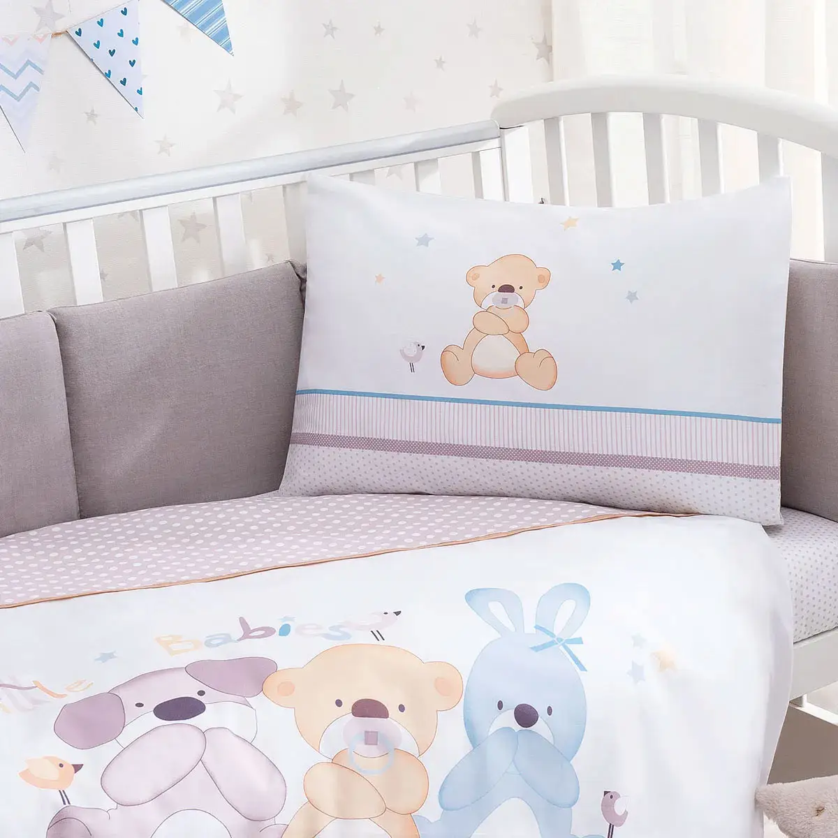 Perina Комплект постельных принадлежностей для детей "Венеция" три друга, 7 предметов