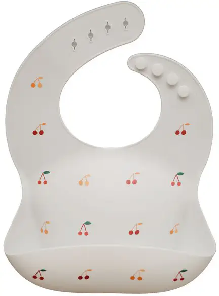 Силиконовый нагрудник Mushie Cherries