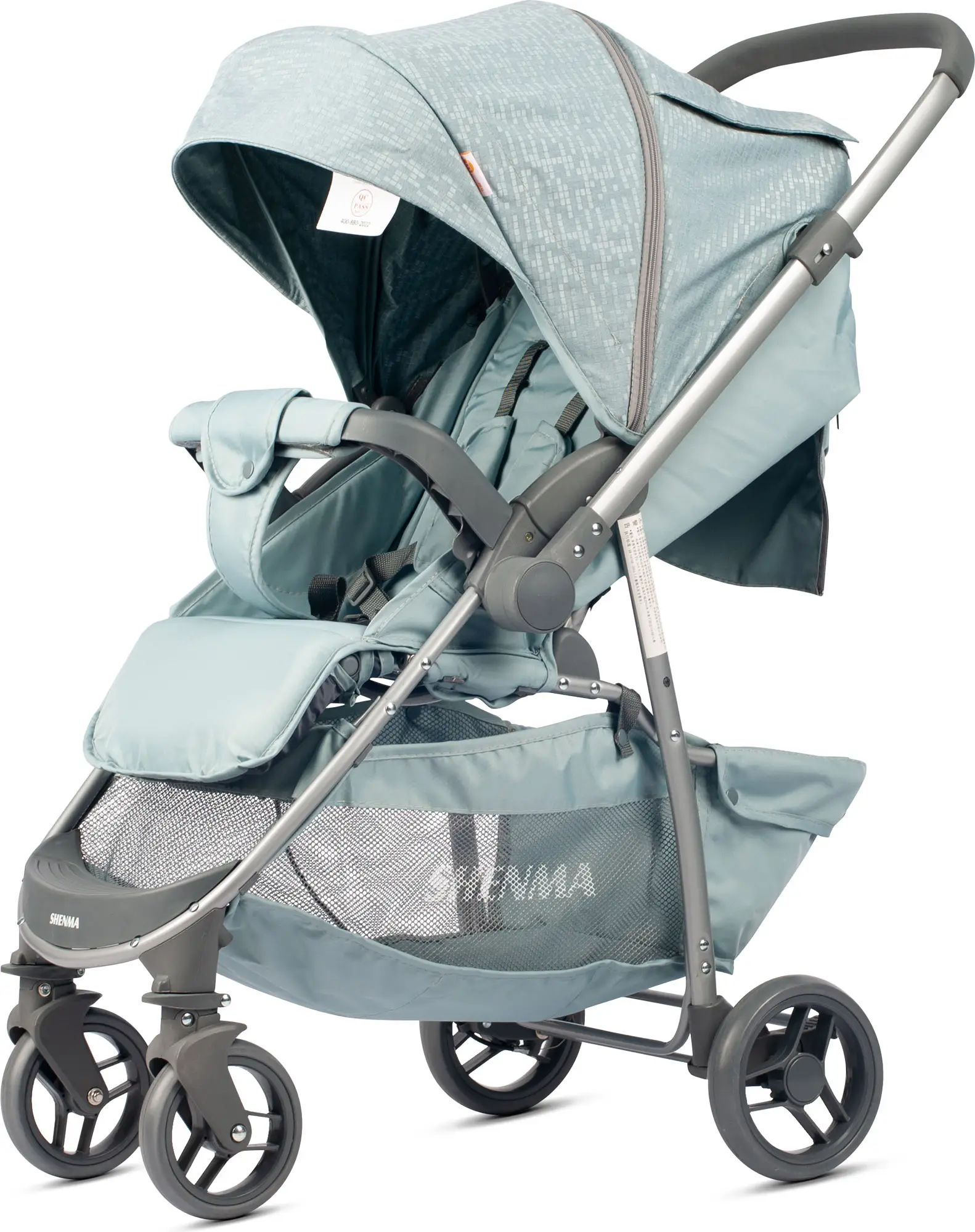 Коляска прогулочная Fun Fun Town SK10, светло-синяя