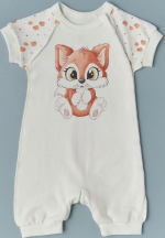 Фотография товара Песочник Little Star Лисенок интерлок, крем (62)