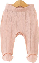 Ползунки ажурная рибана, персик, р. 56, П65/9-Р