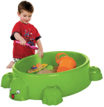 Фотография товара Песочница с крышкой Paradiso Toys Веселая черепаха 95,5х68х27 см