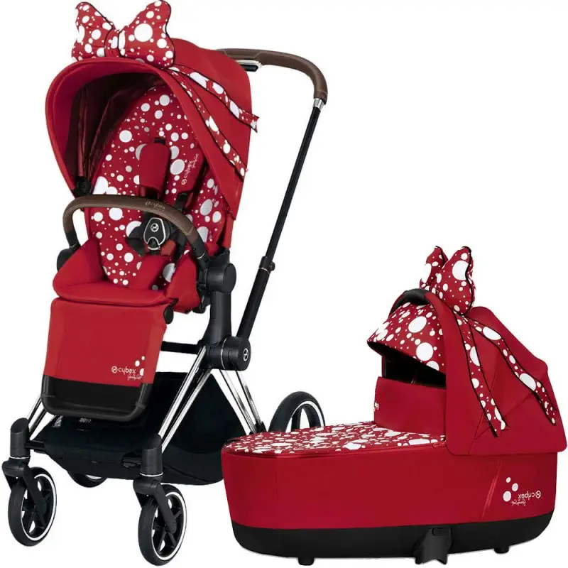 Коляска Cybex Priam Matt Black III 2 в 1 FE JS Petticoat