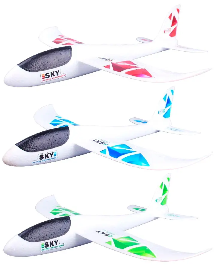 Самолёт-планер ABtoys для игры на открытом воздухе в ассортименте 44х42х4 см