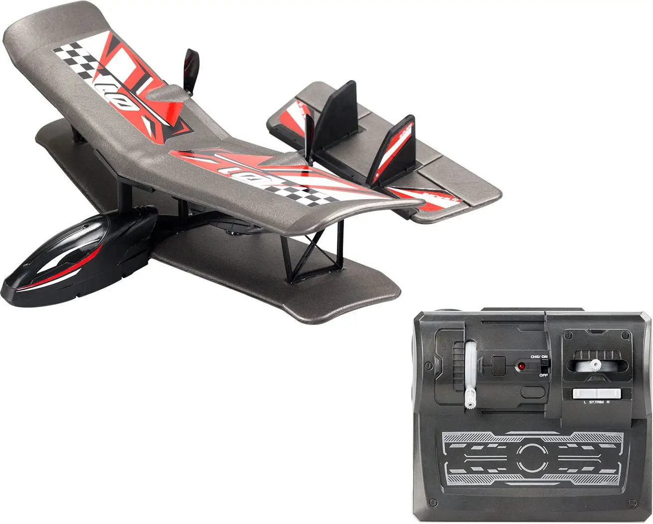 Самолет FLYBOTIC Эво с двойным крылом