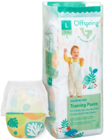 Фотография товара Трусики-подгузники Offspring, размер L, 9-14 кг, 36 шт, расцветка Лес