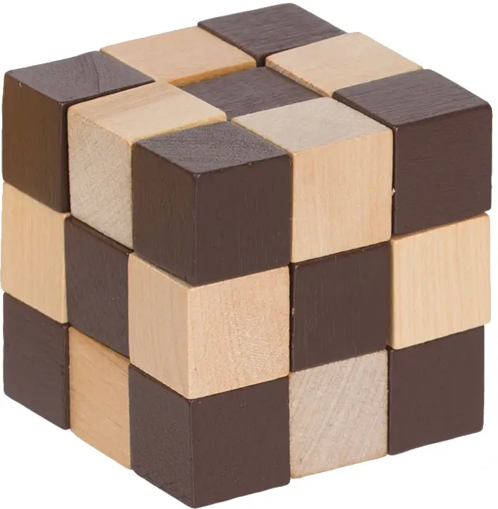 Головоломка деревянная Змейка Delfbrick, 1 элемент