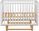 Фотография товара Кроватка Incanto Papi маятник белый/бук