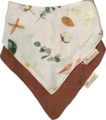 Фотография товара Нагрудник Наследник Выжанова муслин органик, 2 штуки, муслин, хлопок, корица, 017-091-ХЛ+К