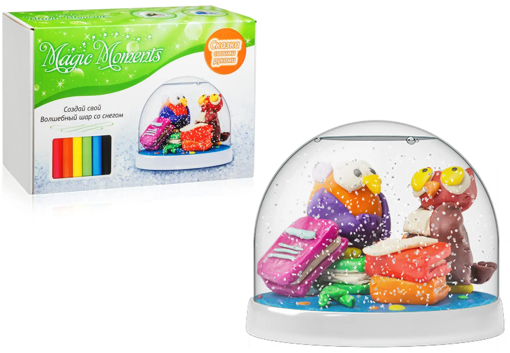 Пластилин Magic Moments Волшебный шар Совы (mm-2)