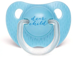 Пустышка силиконовая анатомическая Suavinex Meaningful Life (6-18 мес)  голубой