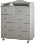 Комод Incanto Classic Plus 800/5 цвет серый