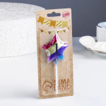 Фотография товара Свеча в торт Страна Карнавалия Воздушный шарик Звезда, цифра 1, 11.5 см