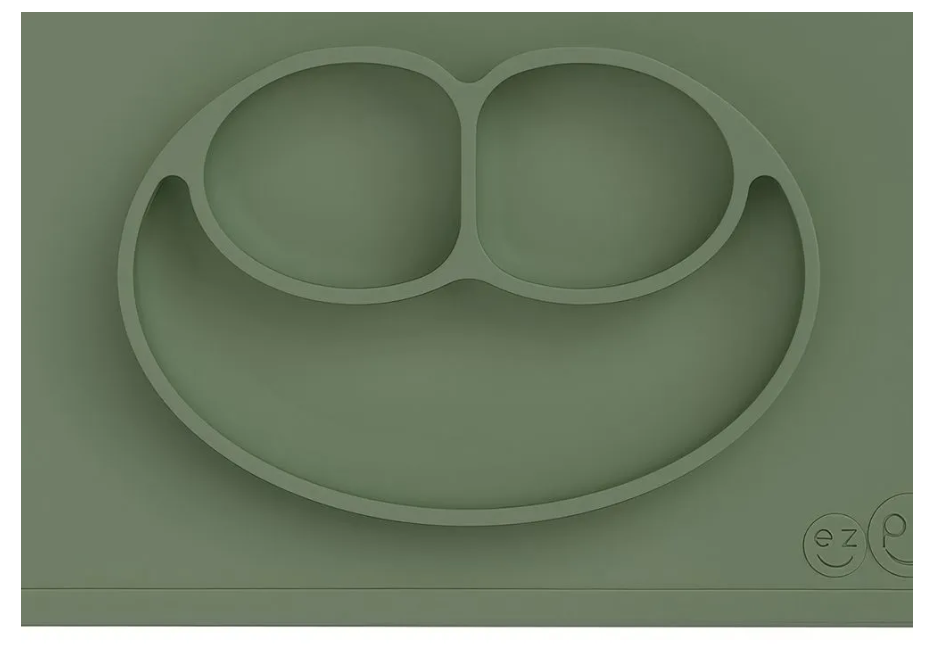 Фотография товара Тарелка с подставкой цвет зелёный EZPZ HAPPY MAT