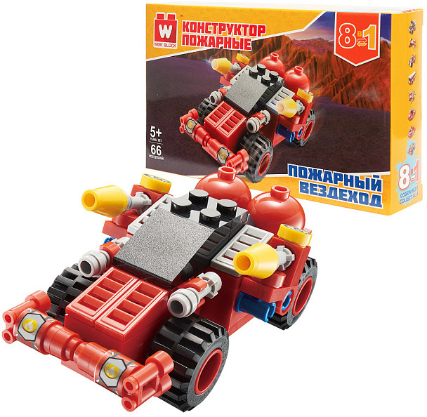 Фотография товара Конструктор полицейская машина 8-в-1. TM Wise Block