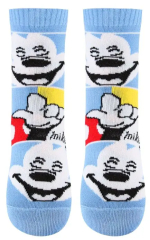 Носки LB 129 Хлопок, голубой 12-14, размер обуви 20-22