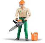 Фотография товара Игровой набор Bruder Лесоруб с аксессуарами 60-030