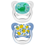 Пустышка силиконовая Dr.Brown's PreVent Бабочка PV22402-GBX 2шт 6-18 месяцев