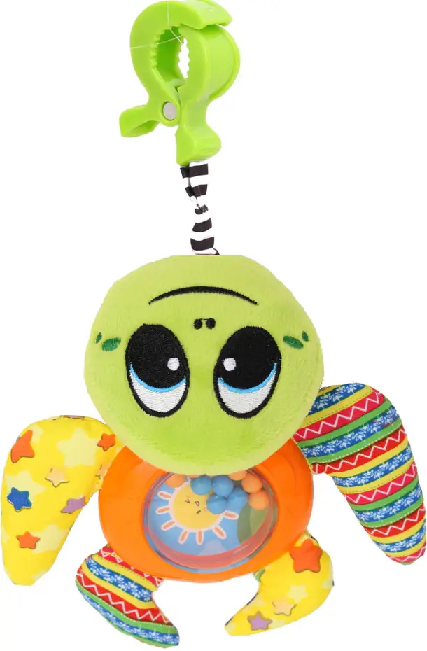 Подвесная игрушка на прищепке Черепашка Рокки, Biba toys, 18х12 см