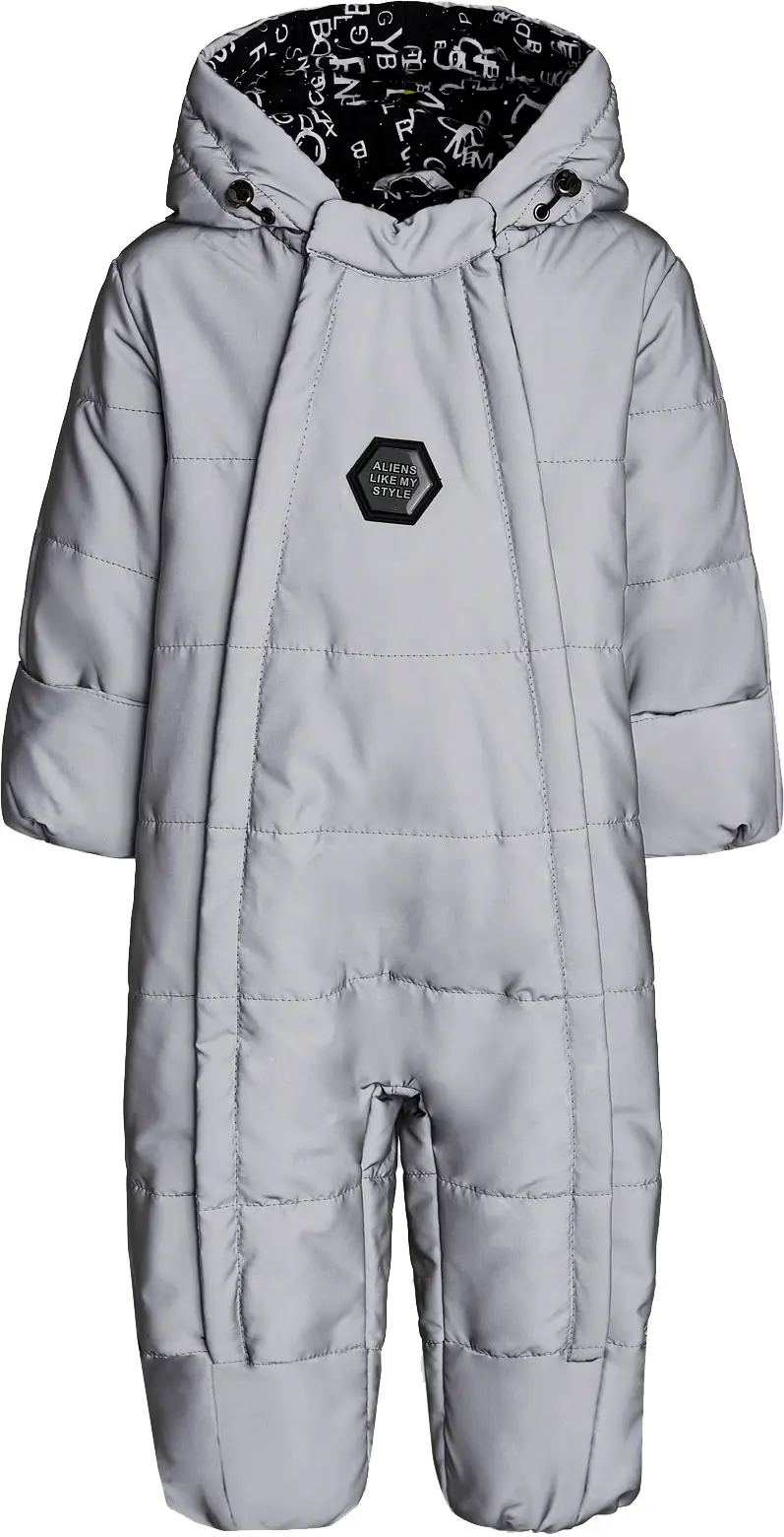 Комбинезон прогулочный Choupette демисезонный, светоотражающий, серый 62