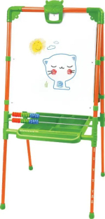 Доска знаний-мольберт двусторонний Nika Kids оранжевый