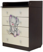 Комод Фея Зайчонок венге-бежевый Комод Фея Зайчонок венге-бежевый
