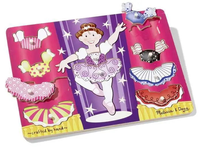 Мои первые пазлы Melissa & Doug Переодень балерину