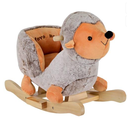 Фотография товара PITUSO Качалка (с сиденьем) Дино+игрушка, плюш.,муз.,Зеленый, 61*32*52см