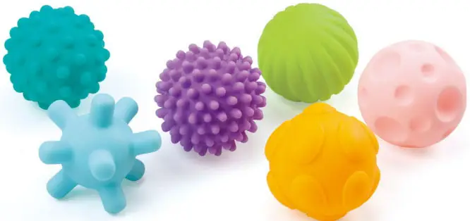 Набор тактильных мячиков Huanger, 6 штук